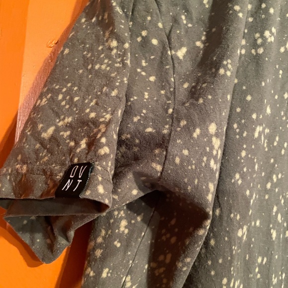 🇦🇺 DVNT Acid Speckle Striped Tee Shirt Melbourne US L 🇦🇺 - Picture 7 of 8